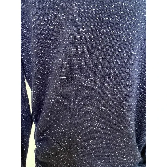 Kiyonna Top 0X =10 12 Bellini Blue Star Night Glitter Slimming Versatile $68 - Picture 11 of 16